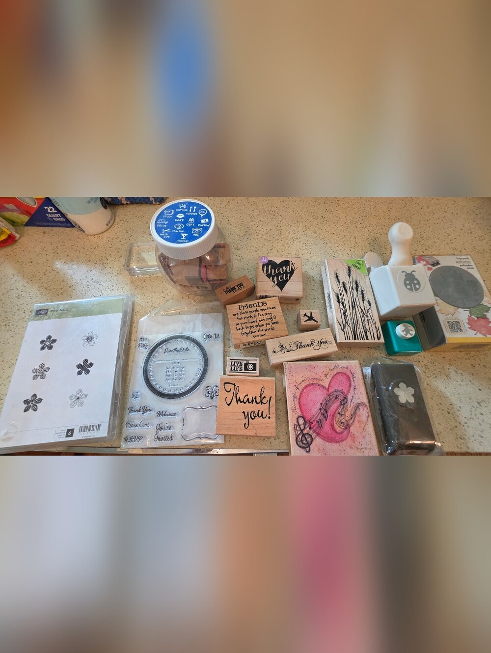 Lot of Stamps & Paper Punches